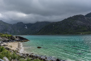 Landscape of the Lofoten Islands, Norway