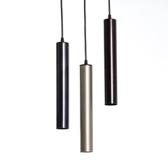 Luminaires with a non-ordinary lamps grey, black, silver design