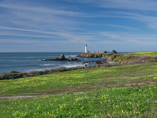Fototapeta na wymiar Lighthouse in California