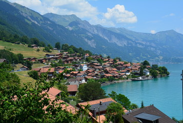 Fototapeta na wymiar Interlaken Suisse - Interlaken Switzerland