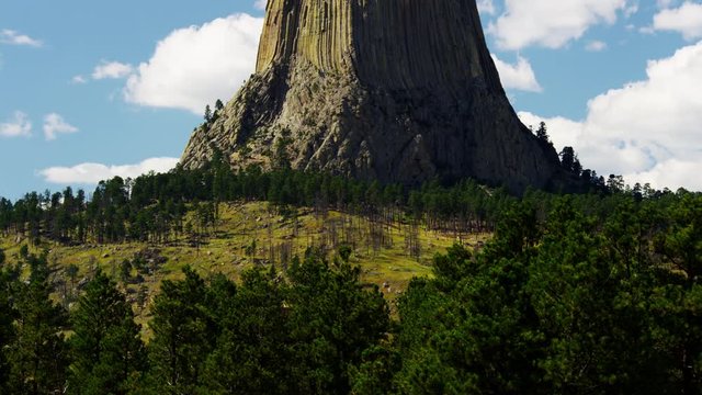 View of Devils Tower Wyoming in the Black Hills America