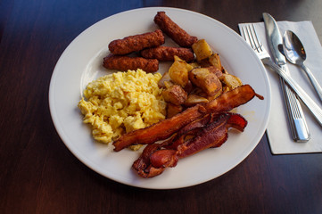 Eggs Sausage Home Fries