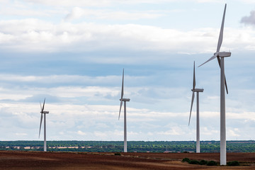 Field of wind turbines