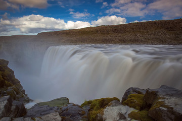 Dettifoss is waterfall in Vatnajökull National Park in Northeast Iceland, and is reputed to be the...