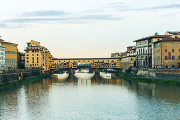 Naklejka na ściany i meble Ponte Vecchio, Firenze