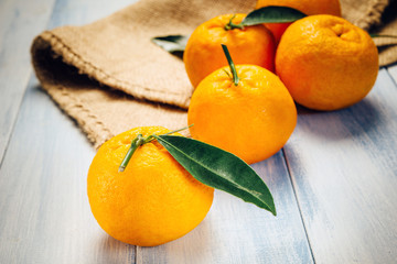 Composition of fresh mandarins