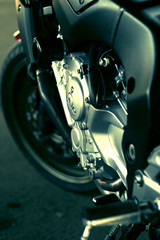 Fototapeta na wymiar Modern motorcycle design