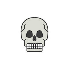 skull icon. Element of magic icon for mobile concept and web apps. Color skull icon can be used for web and mobile