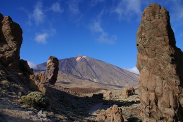 widok na wulkan El Teide - Teneryfa - obrazy, fototapety, plakaty