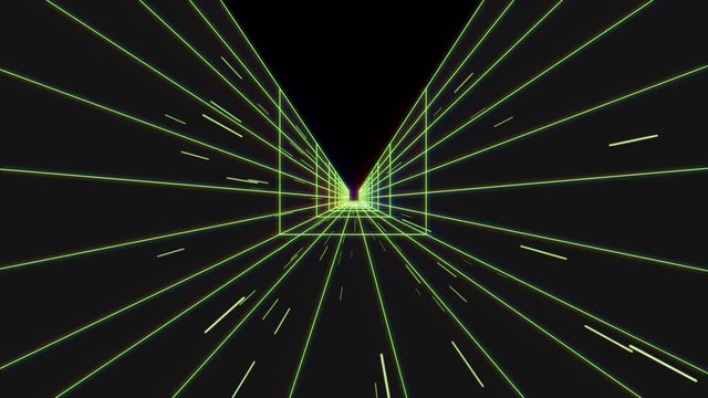 Retro Arcade Vector Game Grid