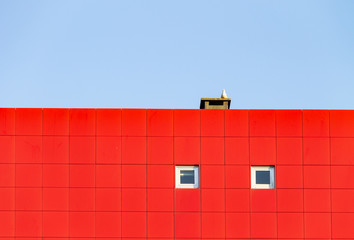 Red Tiled Building