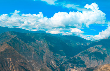 Beautiful landscape of incredible roads.