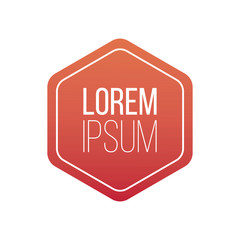 Modern Banner Pentagon Design template, Vector illustration.