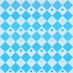 Fototapeta premium Geometric blue background. Oktoberfest pattern. Vector illustration design