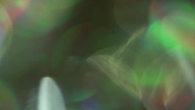 Back to 80s: Colorful rgb bokeh, spectral futuristic colors.