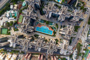 Obraz premium Hong Kong residential district