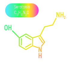 Serotonine formula neon color