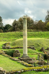 Roman Theatre at St Albans, Hertfordshire, England.