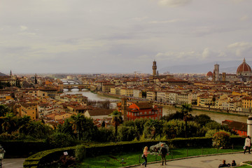Obraz premium inspiring view from firenze, italy