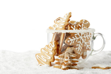 Christmas gingerbread cookies.