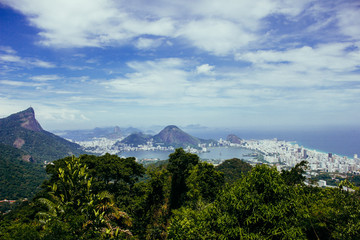 inspiring aerial view of rio de janeiro, brazil