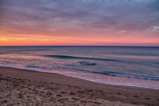 Beautiful Sunset in Cape Cod National Seashore, Massachusetts