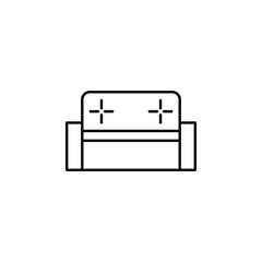 sofa icon. Element of outline furniture icon. Thin line icon for website design and development, app development. Premium icon