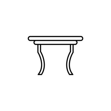 recommend clip art: diningroom table icon. Element of outline furniture icon. Thin line icon for website design and development, app development. Premium icon