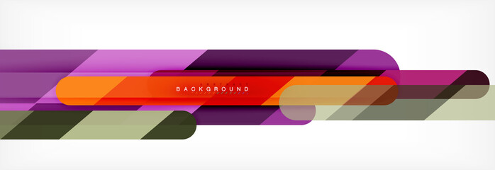 Fototapeta premium Straight lines abstract vector background