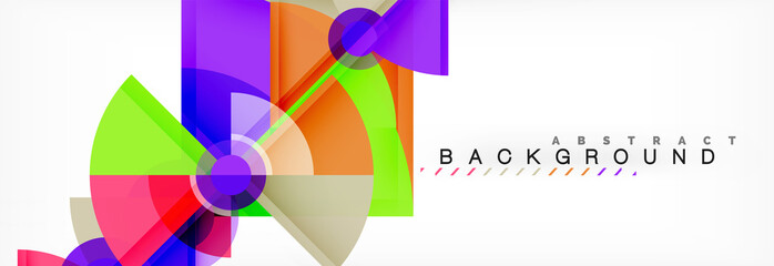 Modern geometric abstract background