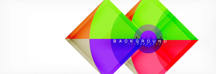 Modern geometric abstract background