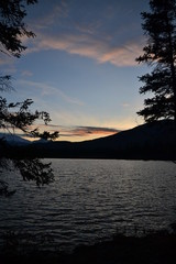 Sunset at Pyramid Lake