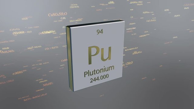 Plutonium - animated element icon