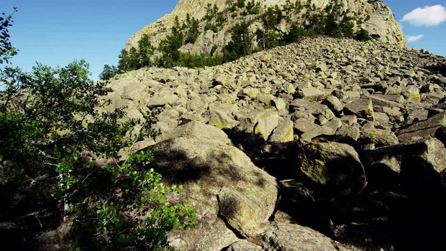 Devils Tower a National Monument in Wyoming National Park USA
