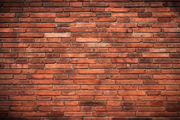 Background Orange old wall large texture.