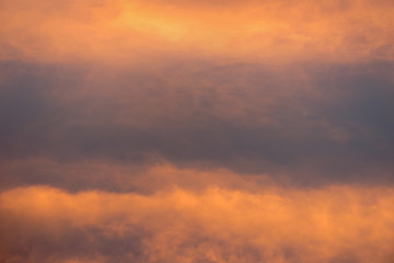 Colorful Beautiful blue sky with cloud formation background