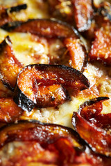 Baked eggplant pizza 
