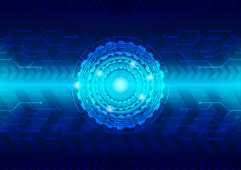 Hi-tech technology concept, abstract background.