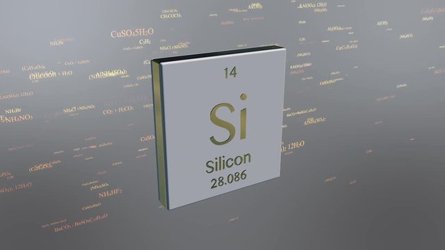 Silicon - animated element icon