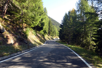 Motrorradstrecke am Penser Joch und Sarntal