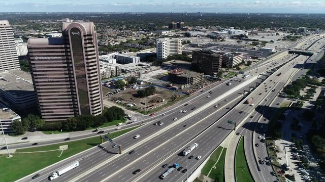 Aerial Of The Galleria Shopping Mall In Dallas, Texas, 2018