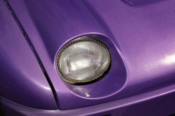 Obraz na płótnie Canvas 自動車のヘッドライト　Headlight of the old car 