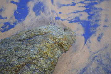 Rocks in the sky beach