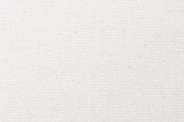 Photo sur Plexiglas Poussière Fond de texture de toile de jute blanche avec motif de tissu de coton en gris clair pour la toile de fond de peinture artistique, le sac et la conception d& 39 ensachage