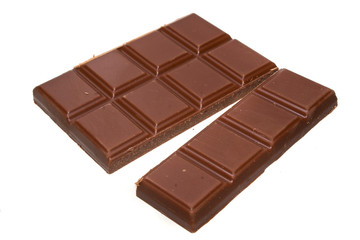 chocolate isolated on white background