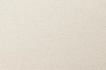 Selbstklebende Fototapete Staub Leinwand Sackleinen Stoff Textur Hintergrund für Kunstmalerei in beige hell sepia creme tan braun pastellfarbe