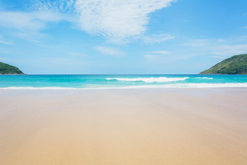 Beach sea in summer