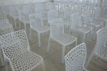 modern chairs in the auditorium