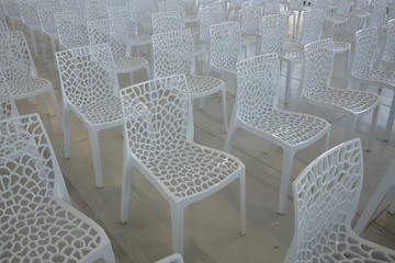 modern chairs in the auditorium