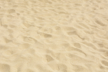 Sand texture on the beach as background.